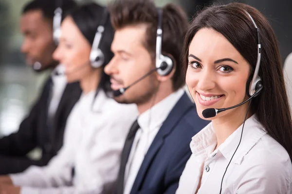 Our team at work